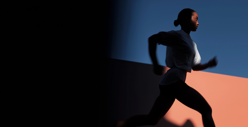 Woman running